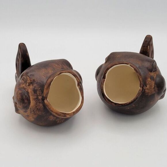 Vintage Pair of World Gift Wide Mouth Fish Trinket Dishes - Picture 11 of 12